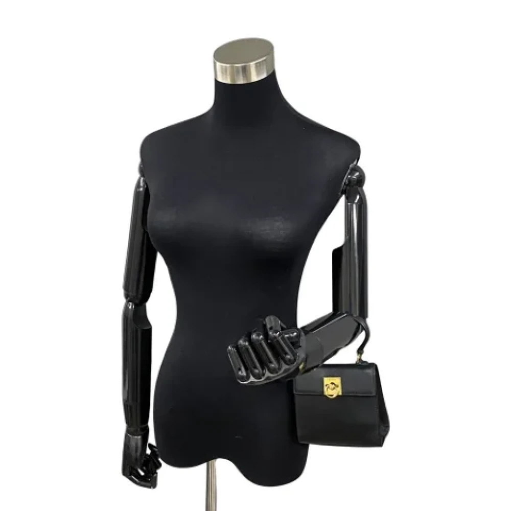 Celine Vintage Pre-owned Leather celine-bags Black Dames