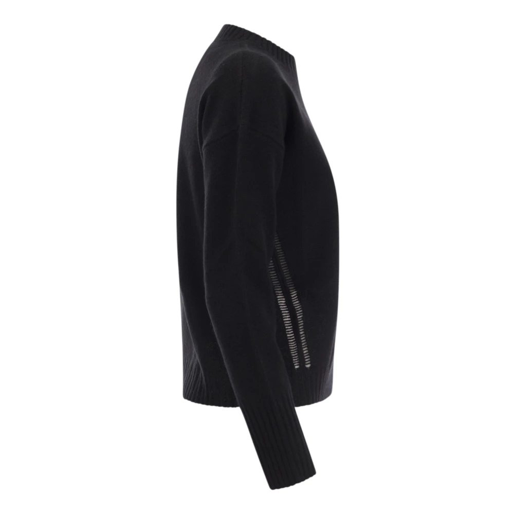 Max Mara Studio Alinda Cashmere Trui Black Dames