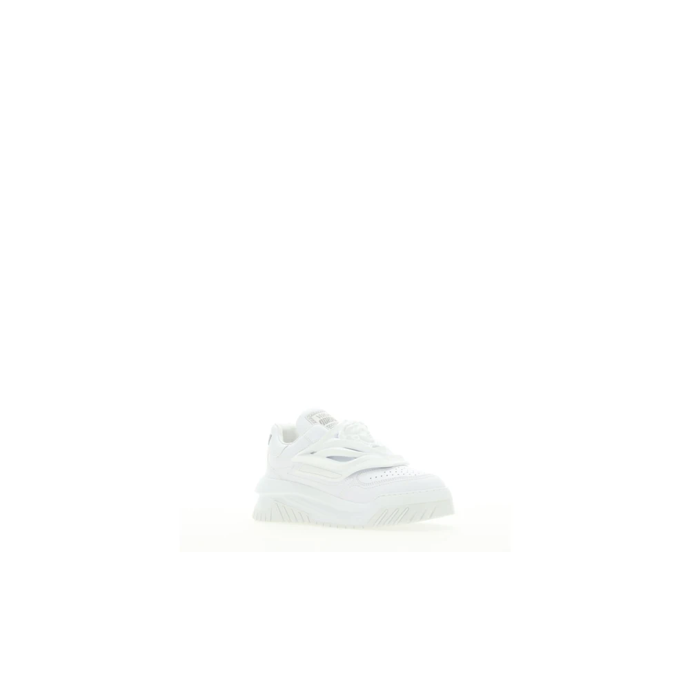 Versace Leren Sneaker White Dames