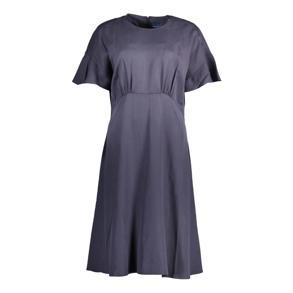 Gant Women's Blue Elegant Short Sleeve Dress