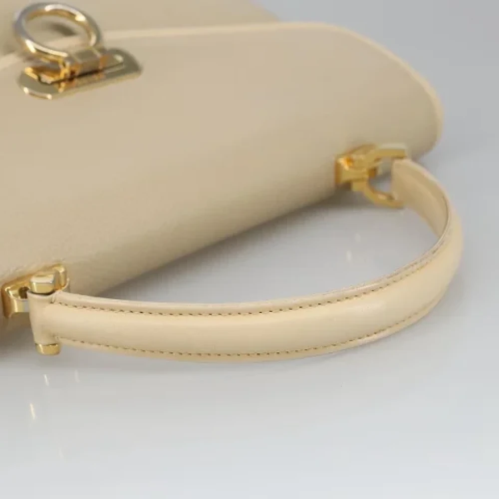 Bally Pre-owned Leather handbags Beige Dames