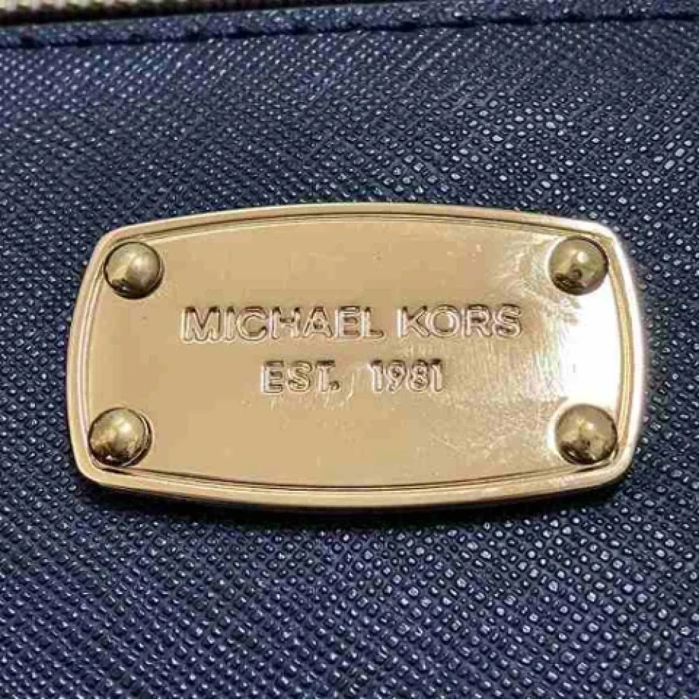 Michael Kors Pre-owned Leather handbags Blue Dames