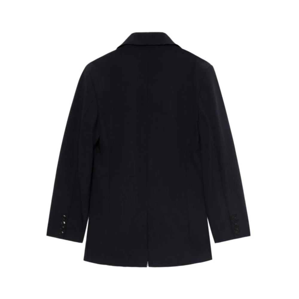 Birgitte Herskind Navy Blue Polyester Blend Jacket Blue Dames