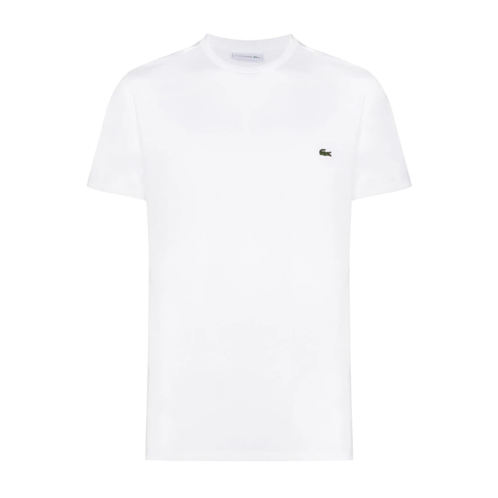 Lacoste Men's White T-Shirts,, 001 T-Shirt 2XL
