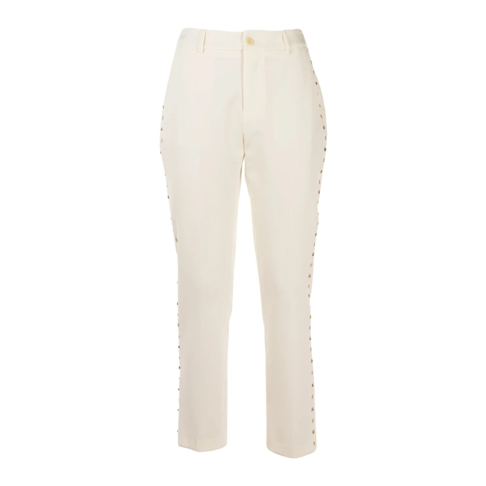 Liu Jo Elegante Winter Chino Broek met Glitters White Dames