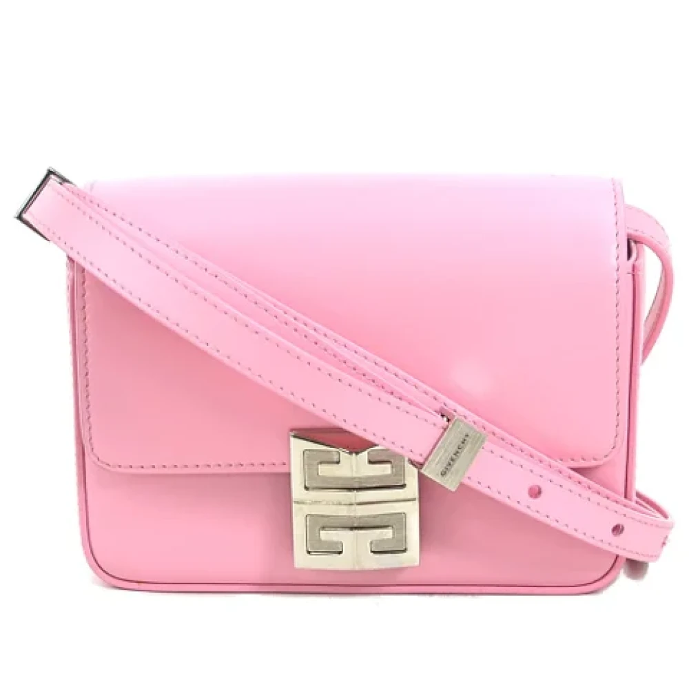 Givenchy Pre-owned Leather shoulder-bags Pink Dames