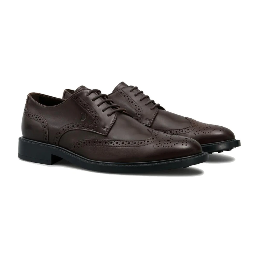 TOD'S Bruine Wingtip Brogue Oxford Schoenen Brown Heren