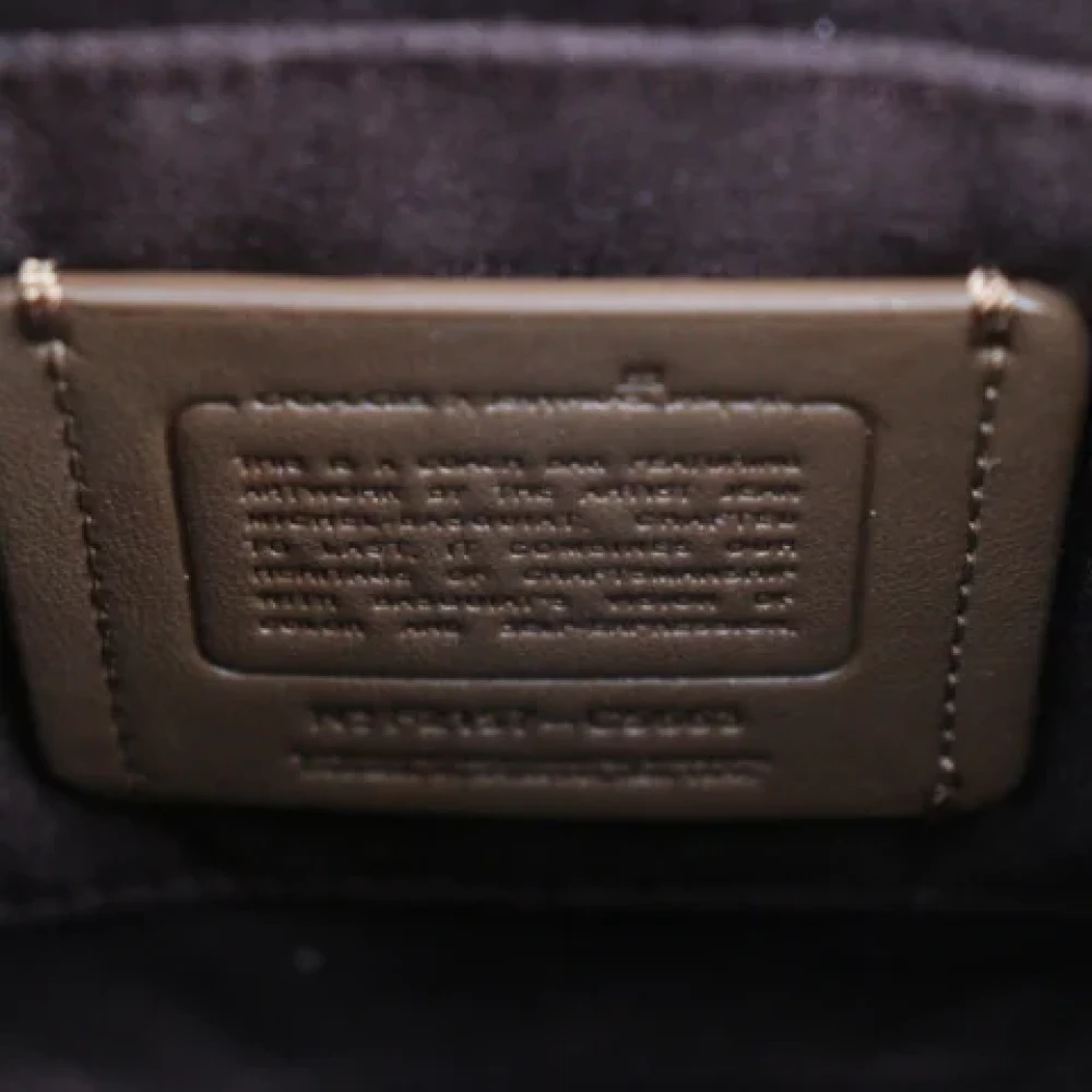 Coach Pre-owned Fabric handbags Black Dames