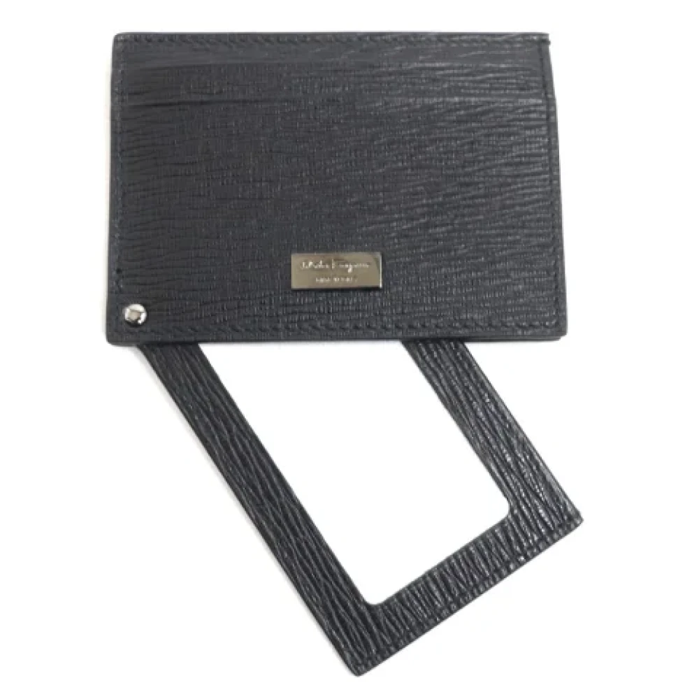 Salvatore Ferragamo Pre-owned Leather wallets Black Heren
