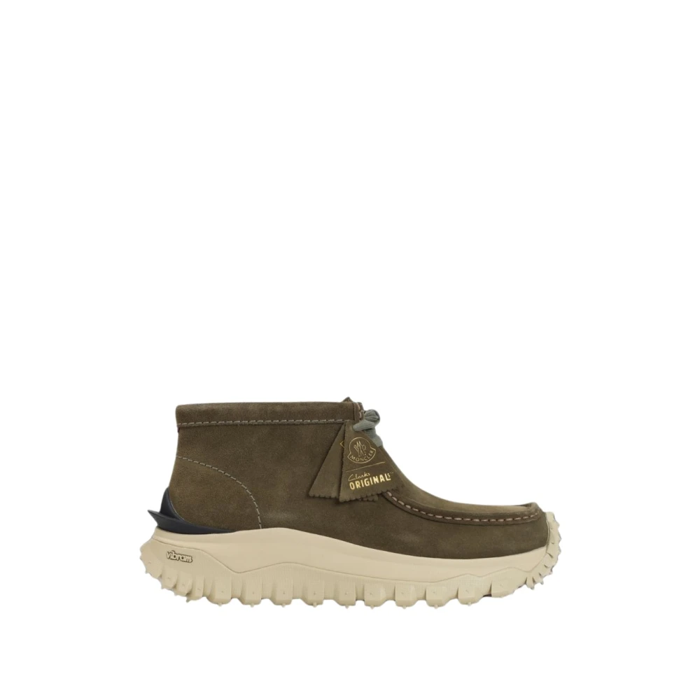 Moncler Trailgrip Wallabee Gtx Boots - Male - Lace-Up Boots - Green - 10 Uk - Shoes