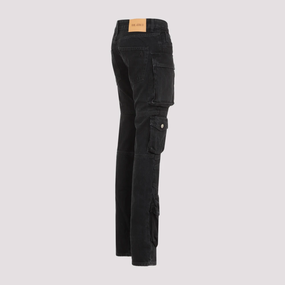 The Attico Zwarte Essie Jeans Black Dames