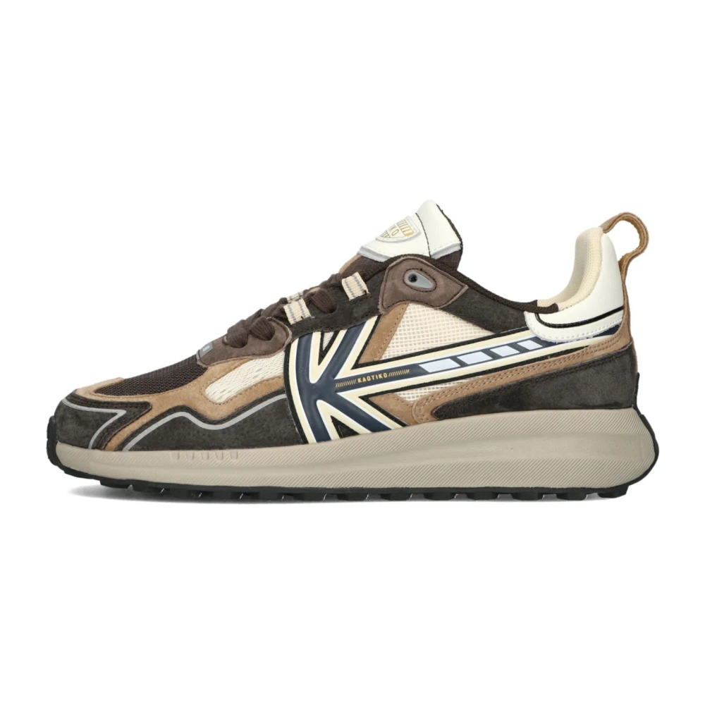 Kaotiko Heren Vancouver Tech Sneakers Heren Schoenen Bruin