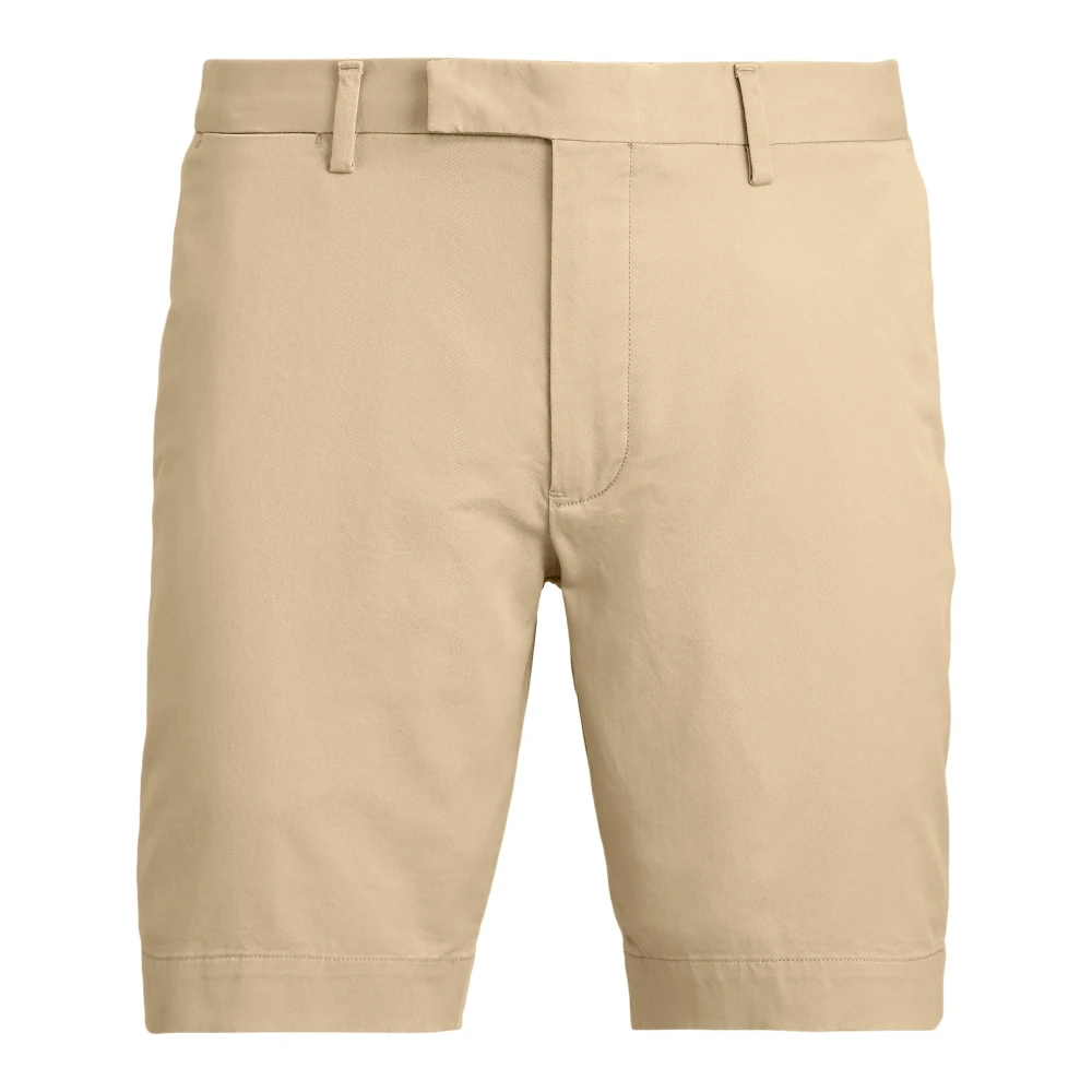 Ralph Lauren Chino Flat Shorts Beige, Herr