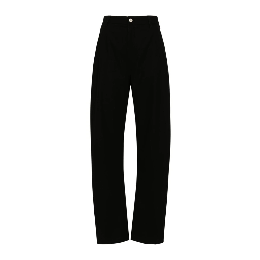 Loewe Women's Black Cotton Trousers