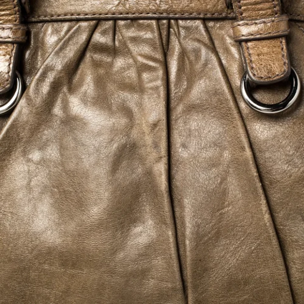 Dolce & Gabbana Pre-owned Leather shoulder-bags Brown Dames