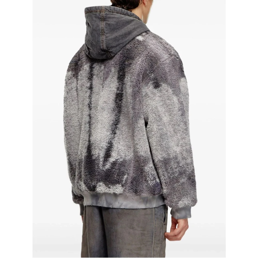 Diesel Stijlvolle S-depla Jas in 93R Kleur Gray Heren