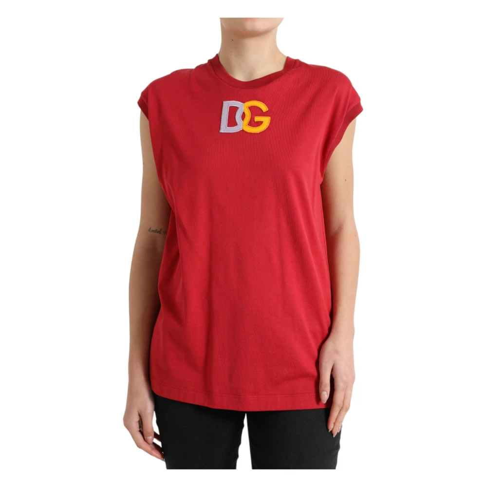 Dolce & Gabbana T-Shirts Red Dames