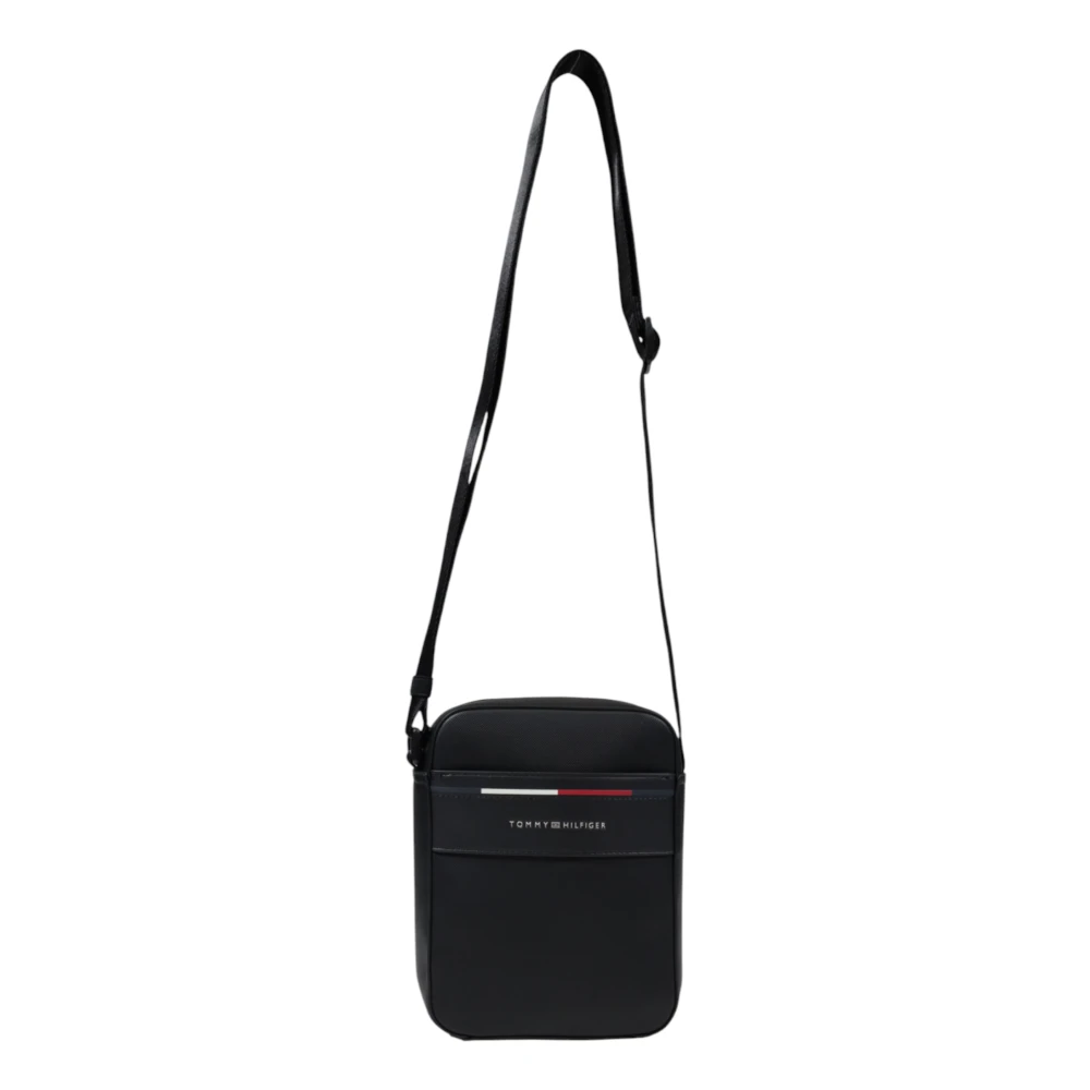 Tommy Hilfiger Heren Schoudertas Collectie in Polyurethaan Black Heren