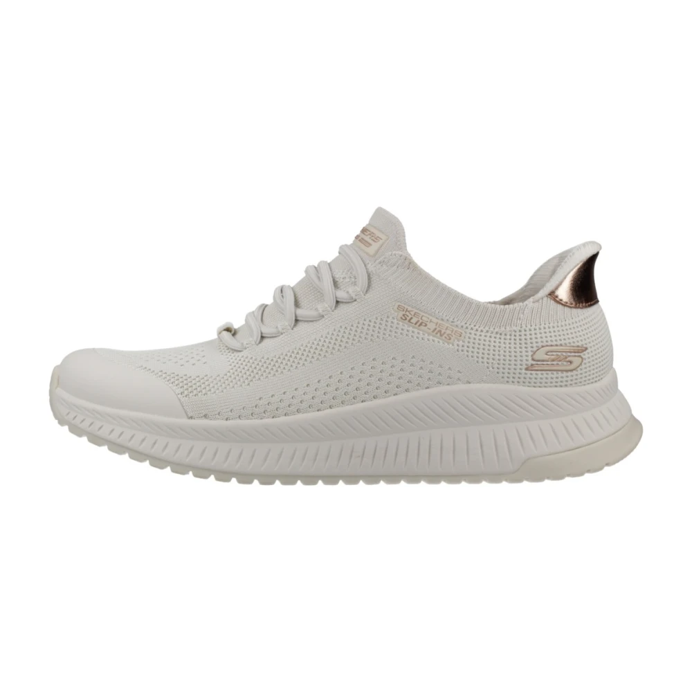 Skechers Bobs Squad 4 Dire Step Dames Schoenen Wit