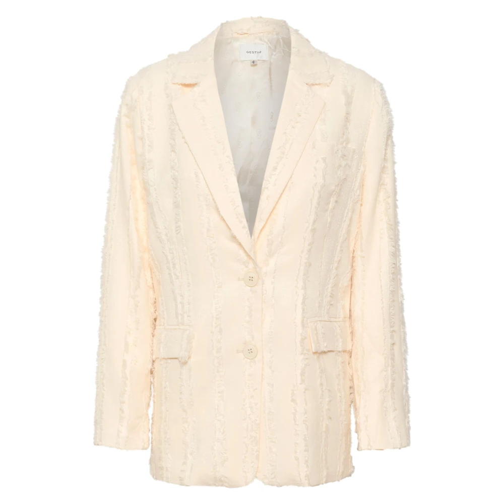 Beige RayGZ Blazer Top