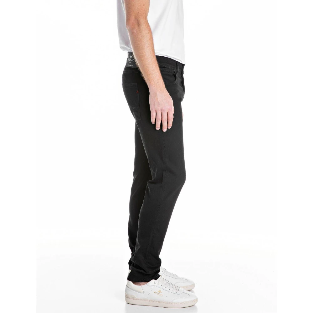 Replay Slim Fit Jeans Black Heren