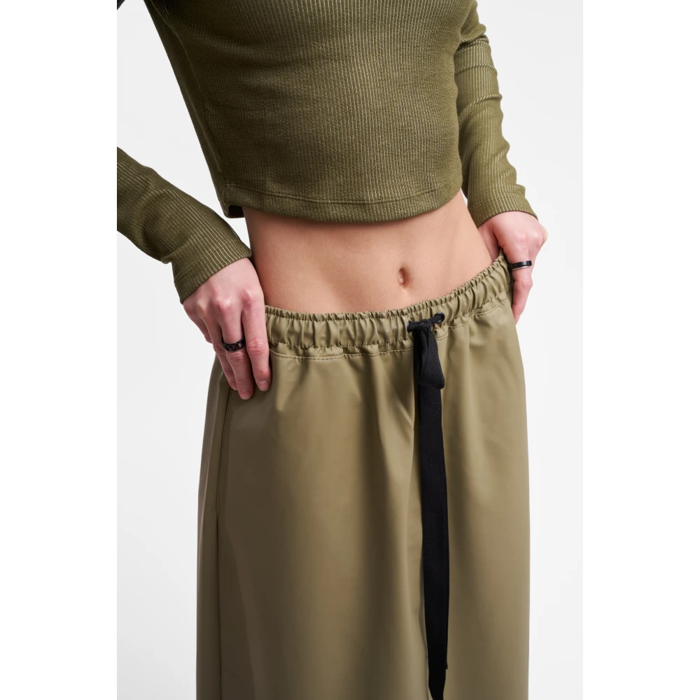 Stutterheim Waterdichte Maxi Rok Green Dames