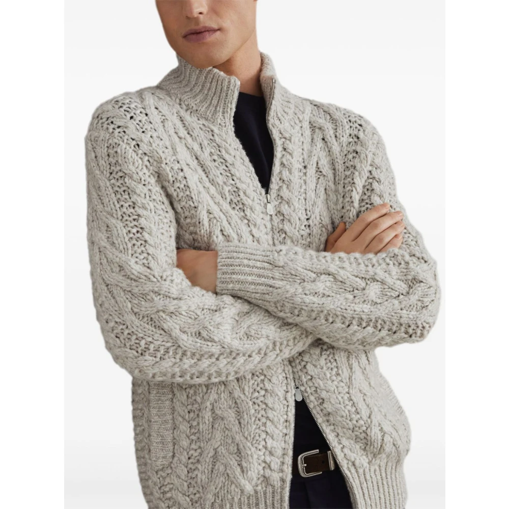 BRUNELLO CUCINELLI Luxe Sweaters voor Mannen en Vrouwen Gray Heren