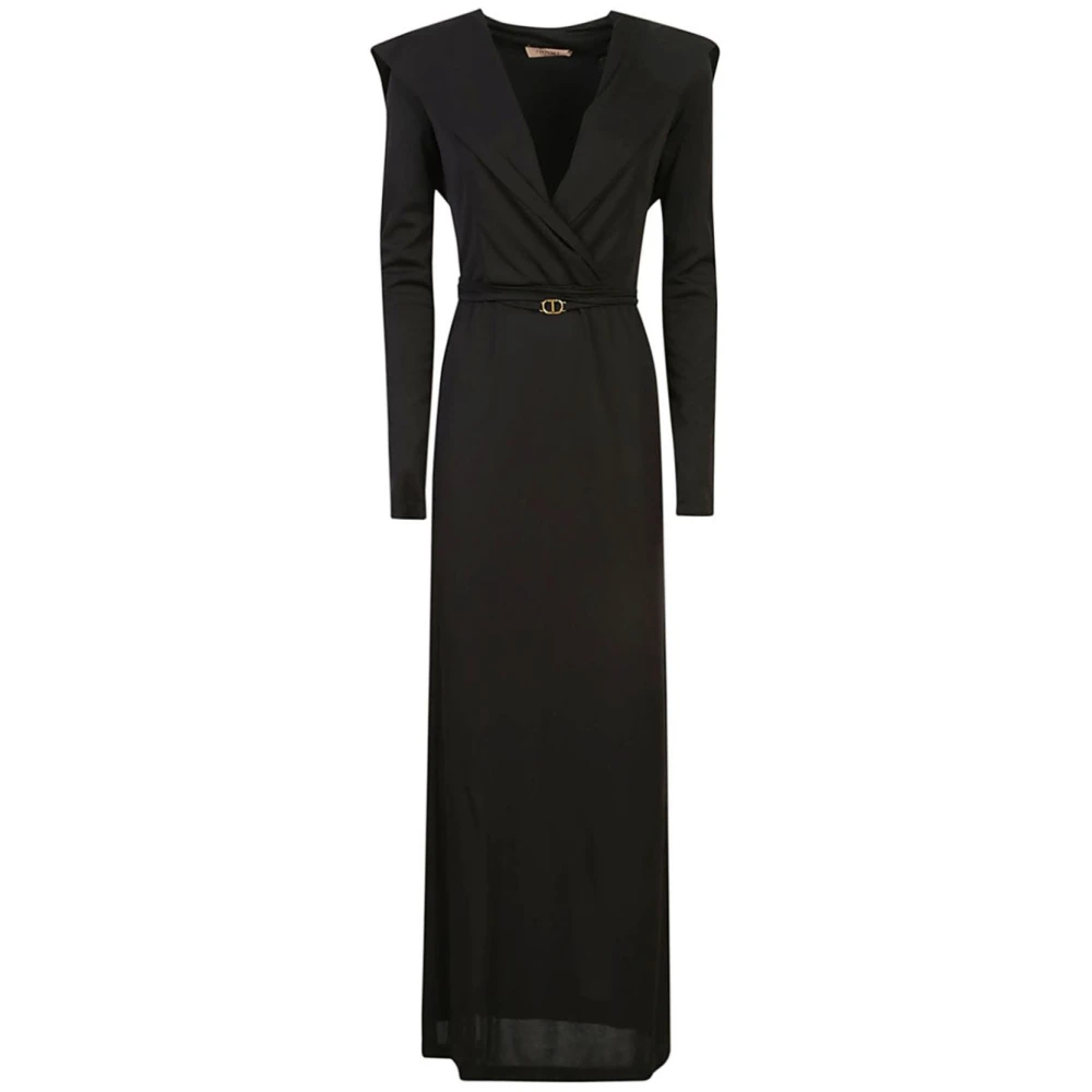 Twinset Maxi Dress Black Dames
