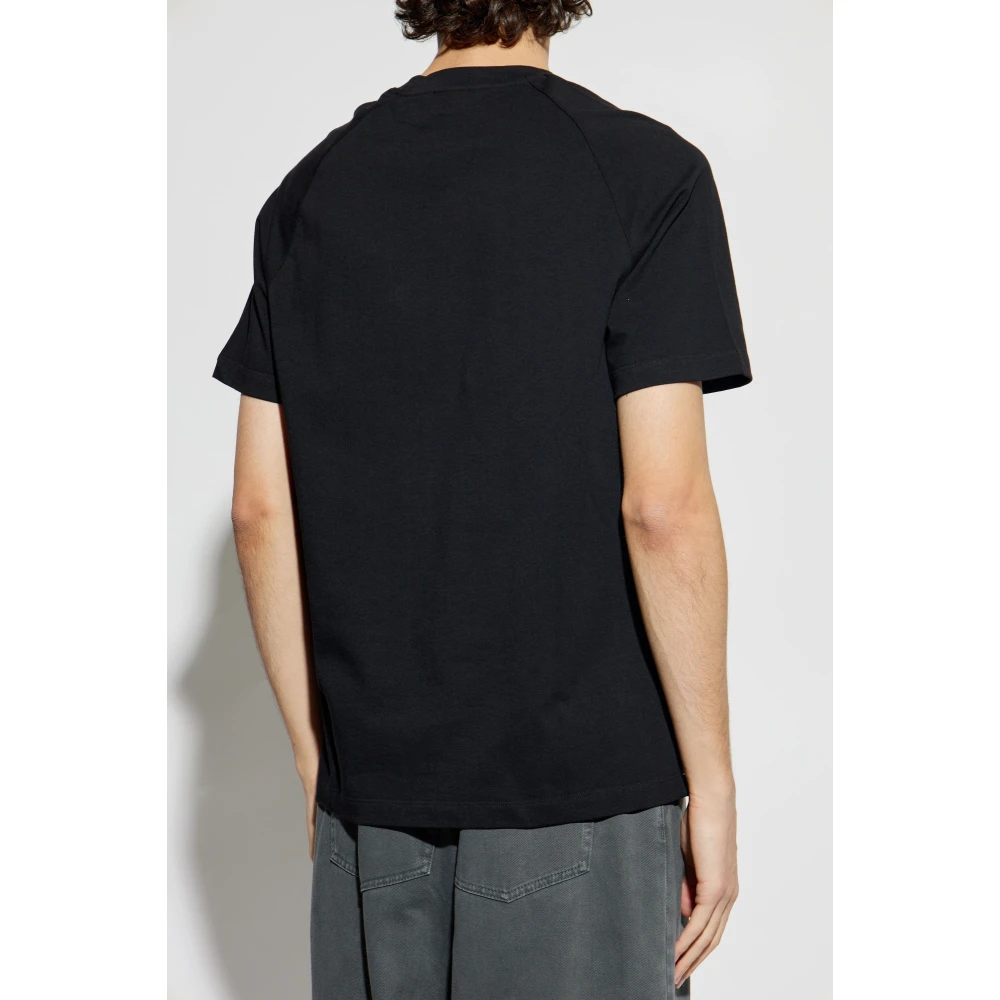 PAUL & SHARK T-shirt met geborduurd logo Black Heren
