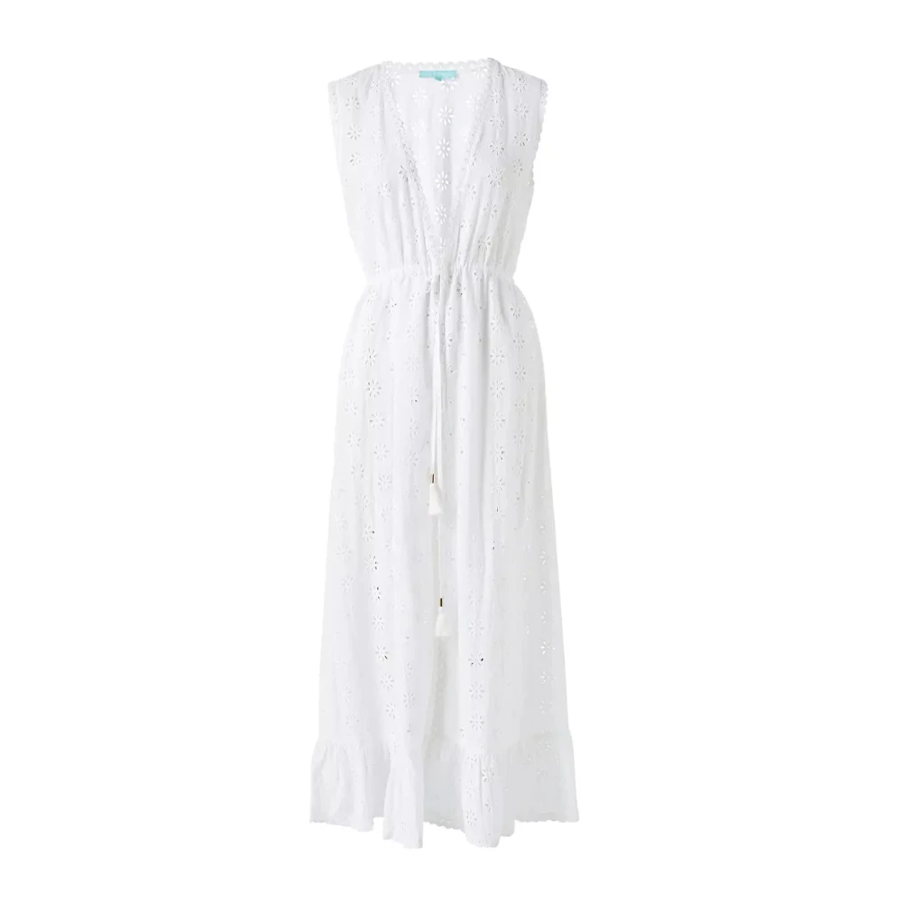 Melissa Odabash Witte Strandjurk Tessa White Dames