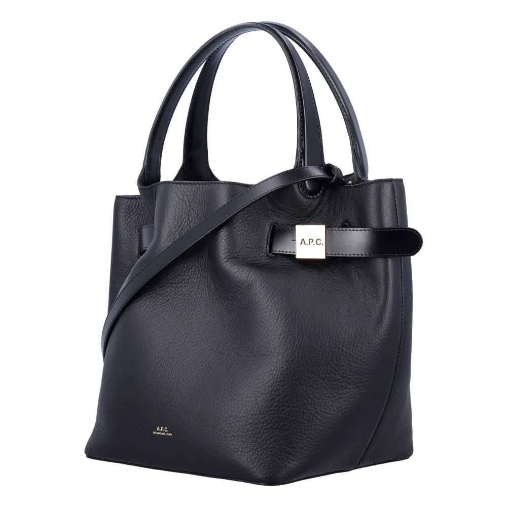 A.p.c. Gestructureerde Leren Daria Tas Black Dames