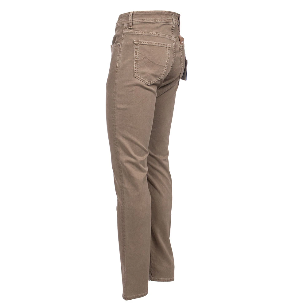 Jacob Cohën Slim Fit Bard Jeans met Geborduurd Logo Brown Heren