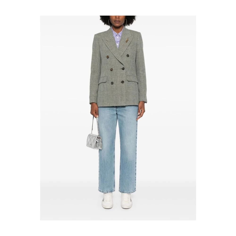 Golden Goose Grijze wollen blazer Gray Dames