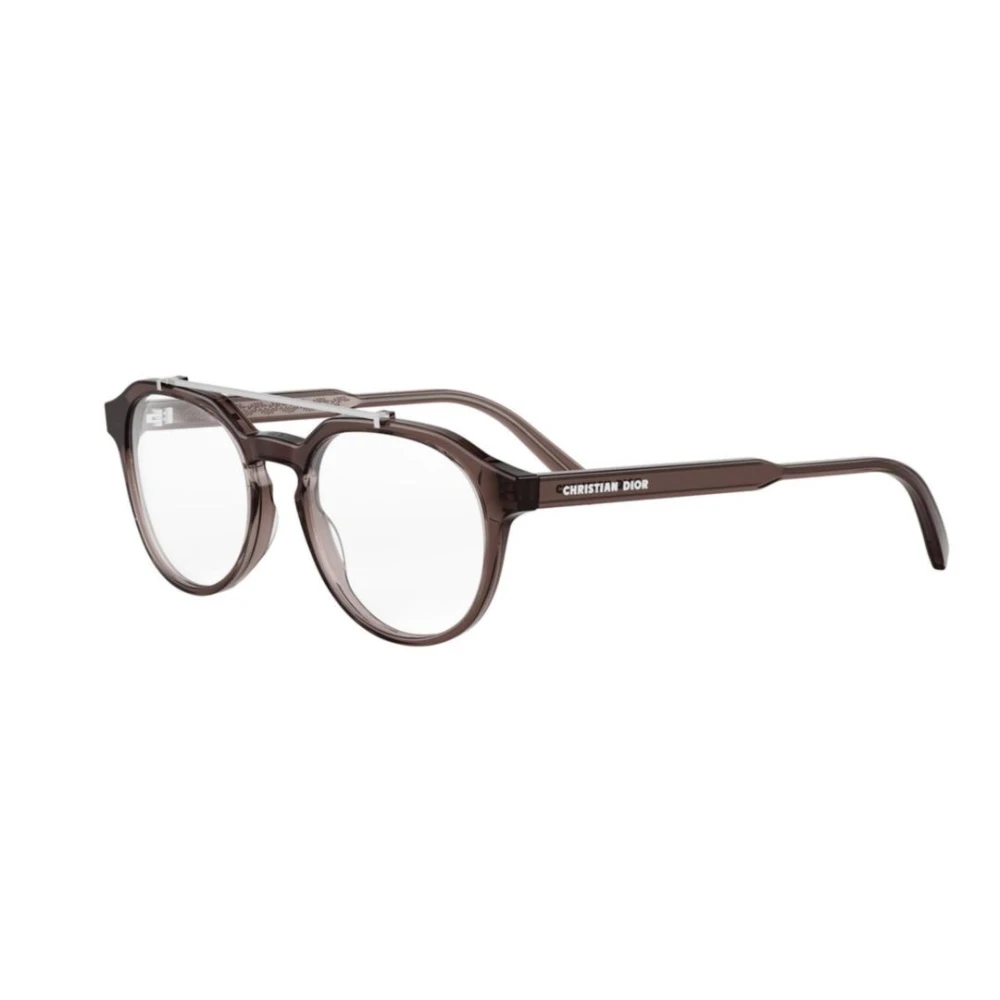 Dior Brown Glasses, Unisex, 51 Mm, Botanicao R1i Round Glasses