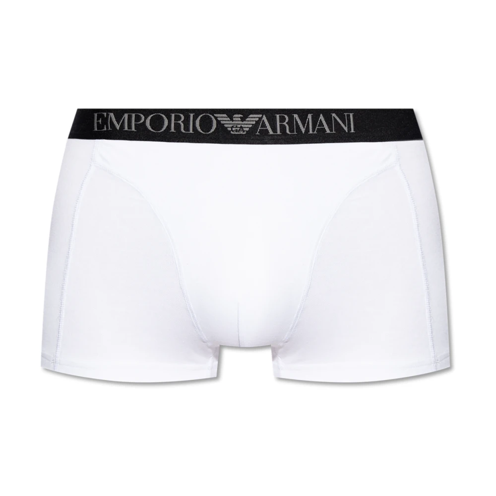 Emporio Armani Katoenen boxershorts White Heren