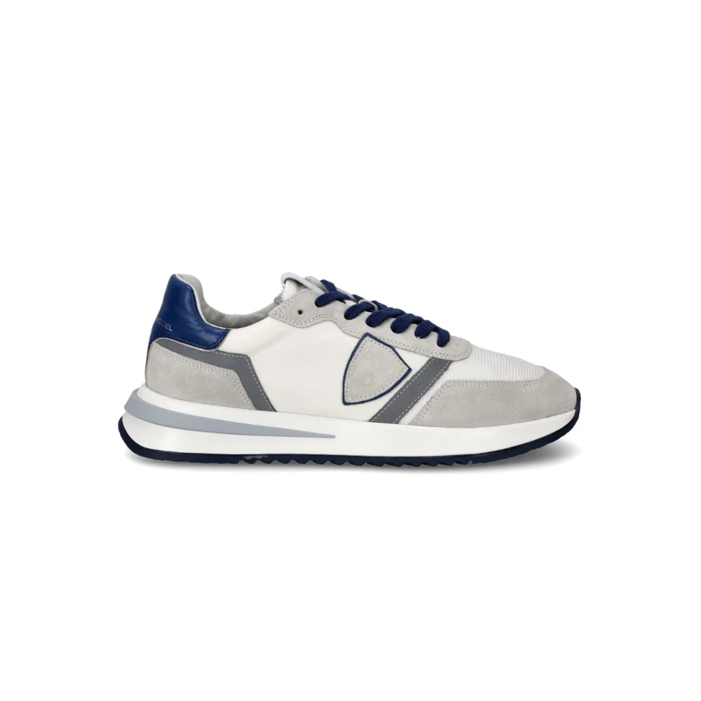 Philippe Model Moderne sneaker met suède en leren details Heren Schoenen Veelkleurig Multicolor