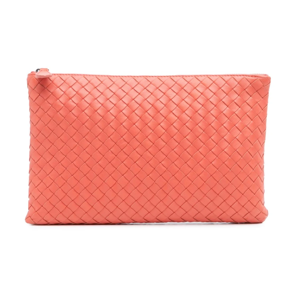 Bottega Veneta Vintage Donna Arancione Pre-Owned, Taglia Unica, Used,