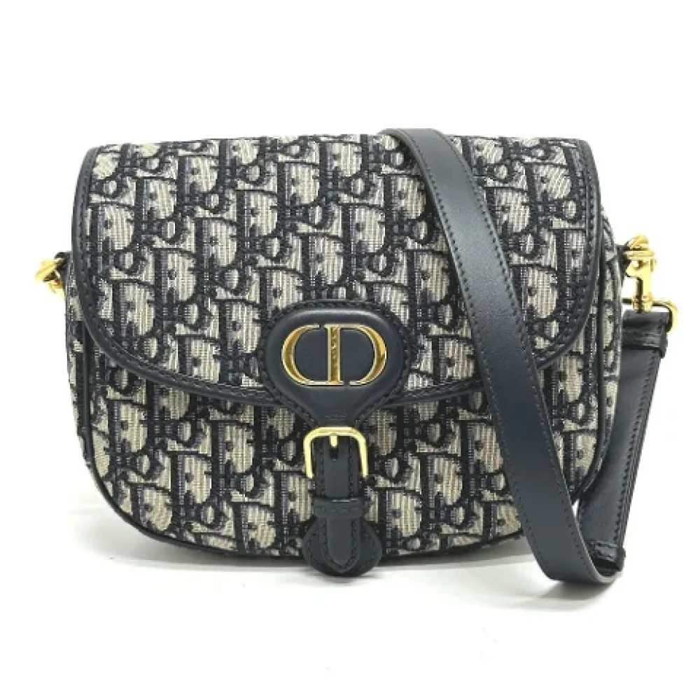 Dior Vintage Pre-owned Leather dior-bags Gray Dames