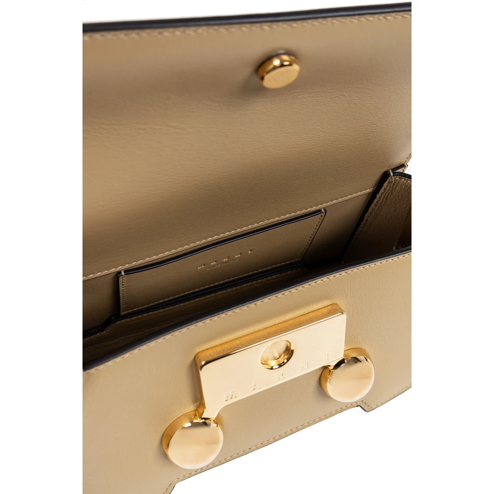 Marni Schoudertas 'Trunkaroo Mini' Beige Dames