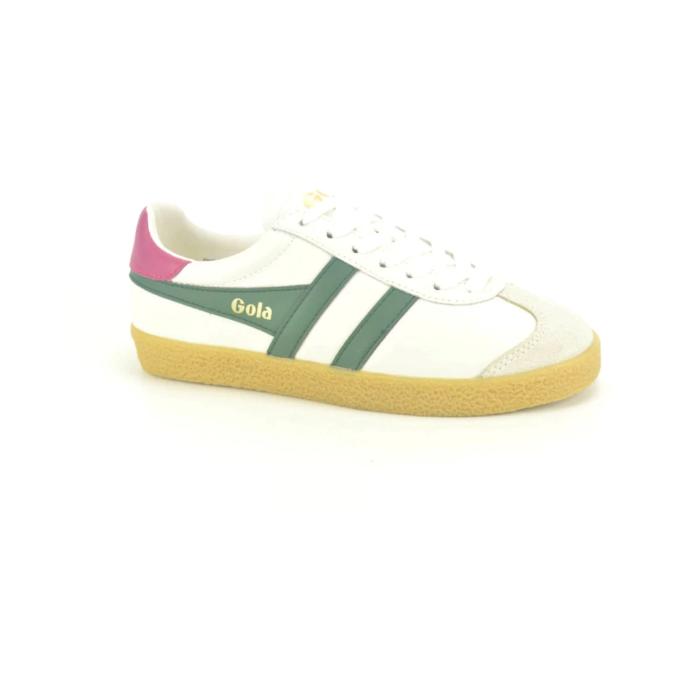 Gola Groene Fijne Sneaker Dames Schoenen Wit