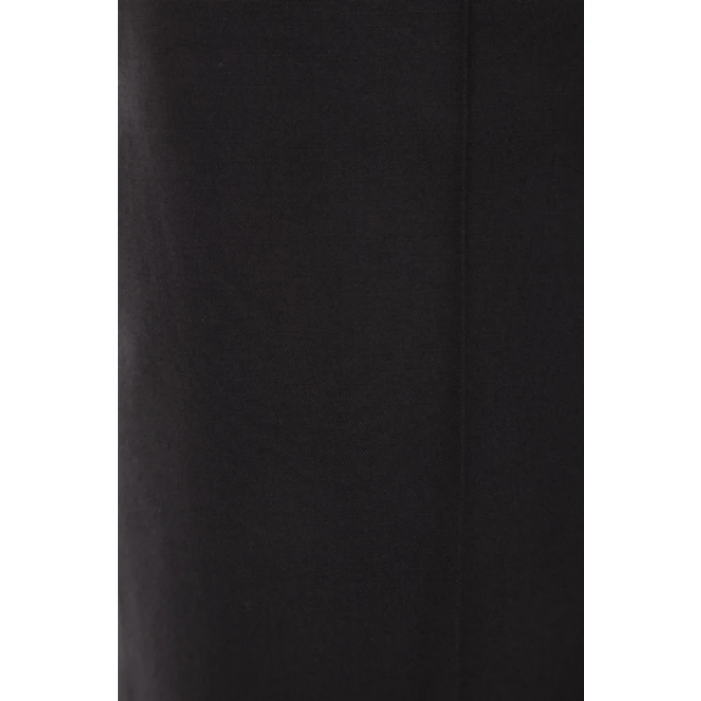Quira Zwarte Broek met Lage Taille en Rechte Pijp Black Dames