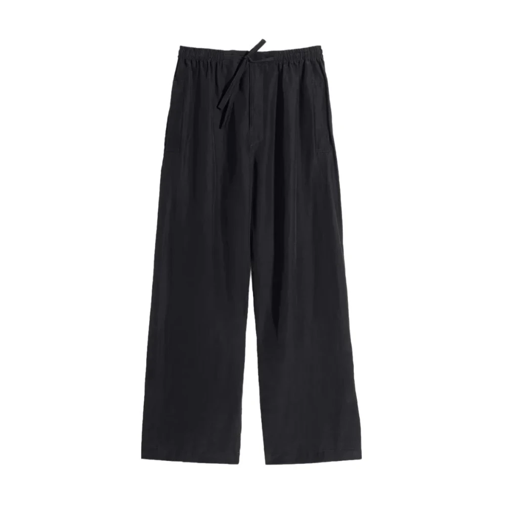 Lemaire Uomo Nero Pantaloni, L, New,