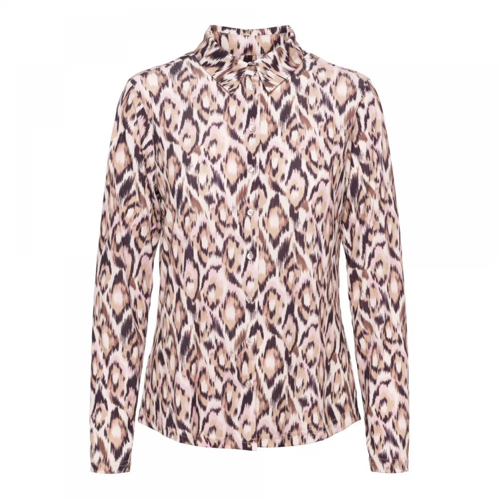 &Co Woman Jersey Blouse met Lange Mouwen Multicolor Dames