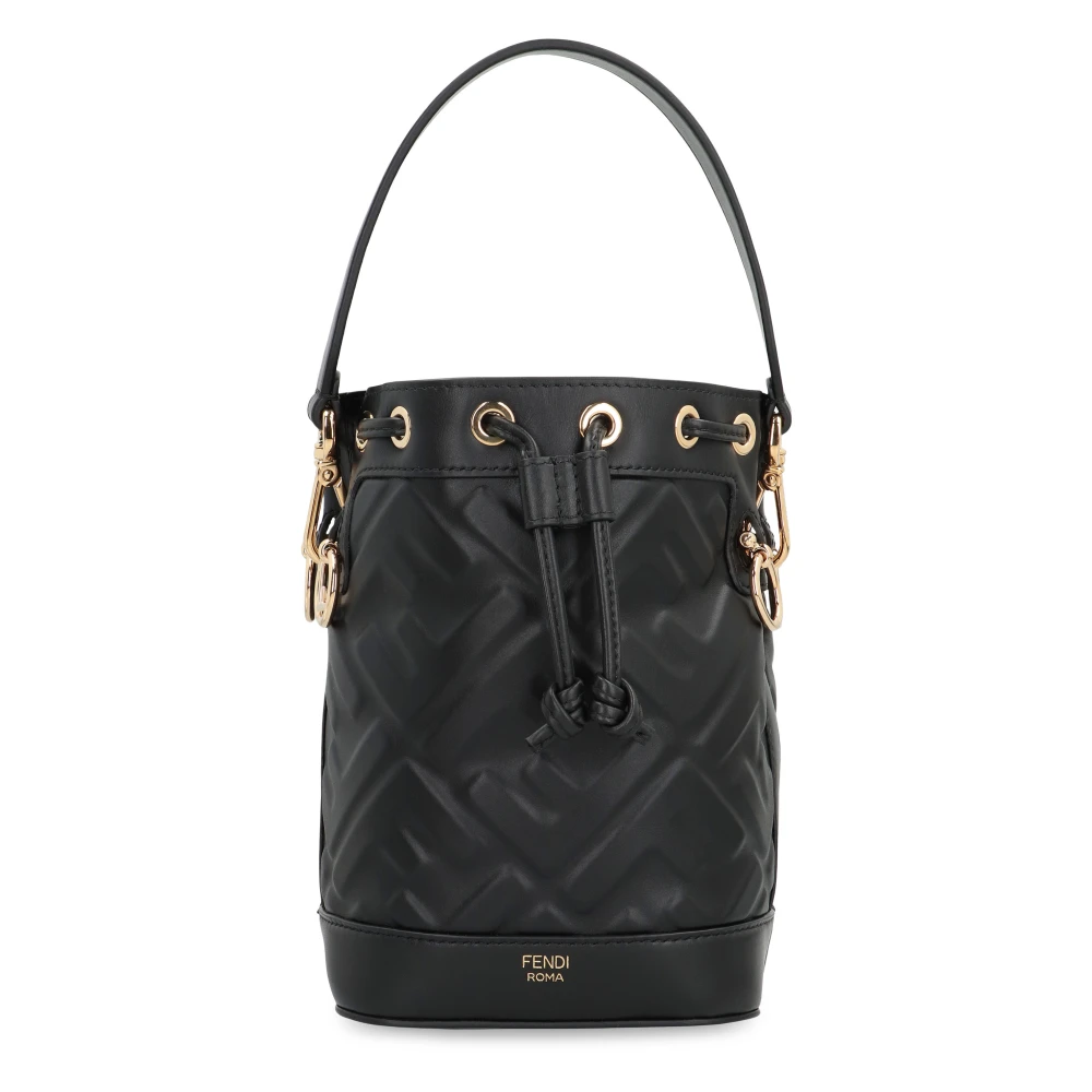 Fendi Mujer Negro - Mon Tresor Bolso Mini De Piel - Bags - One Size - Mon Tresor Bolso Mini De Piel