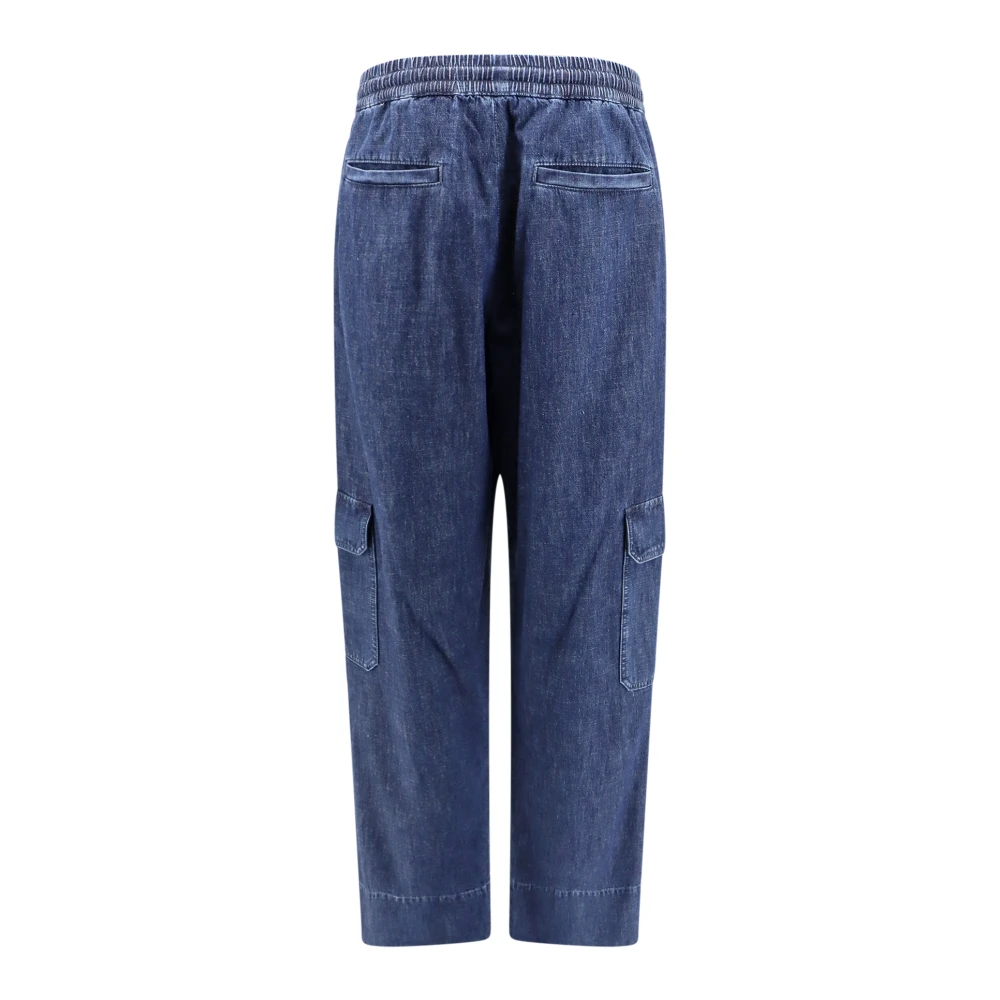 Valentino Tapered Trousers Blue Dames