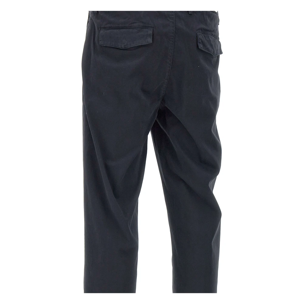 Eleventy Blauwe Katoenen Jogger Broek Blue Heren