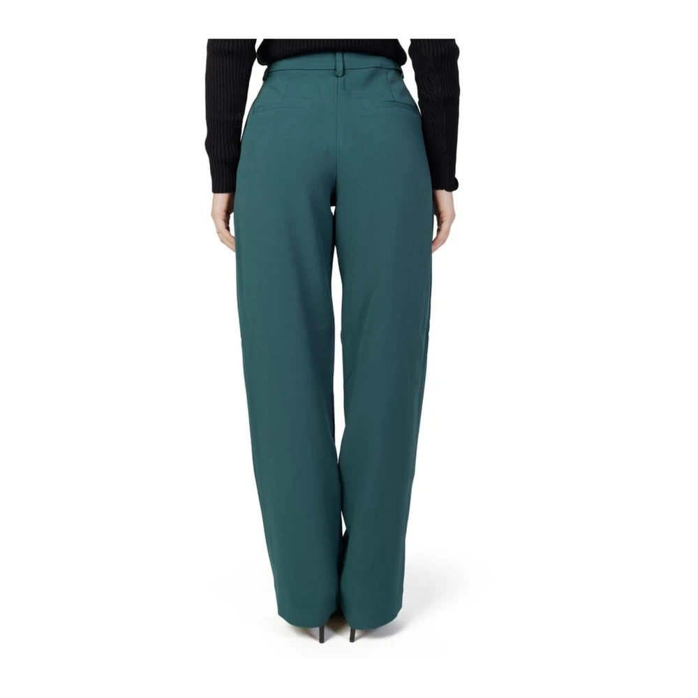 Vila Bootcut Broek voor Vrouwen Green Dames