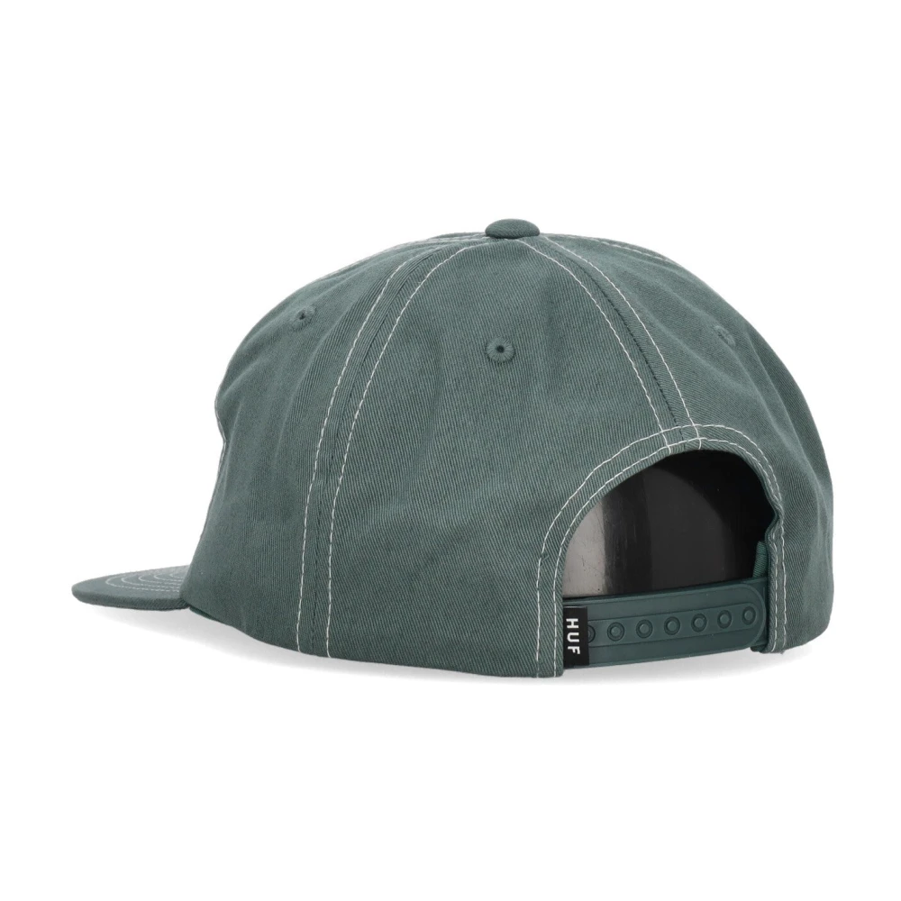 HUF Driehoek Snapback Pet Katoenen Materiaal Green Heren