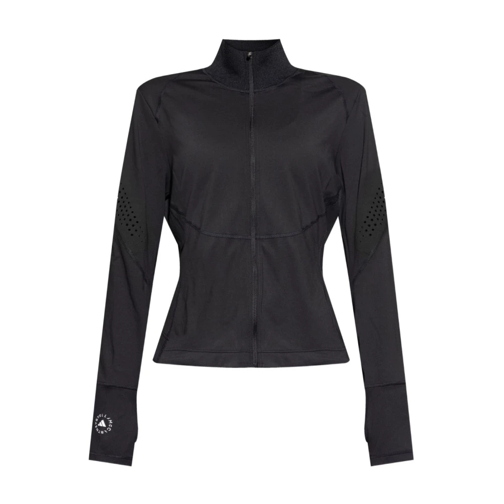 Adidas By Stella Mccartney Women's Black Training Midlayer - Long Sleeve Training Tops - M - Sport