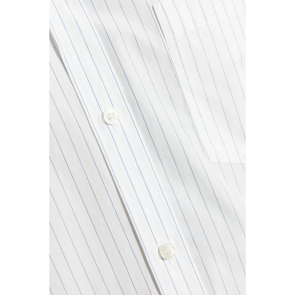 Dolce & Gabbana Overhemd met gestreept patroon White Heren